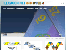 Tablet Screenshot of flexagon.net